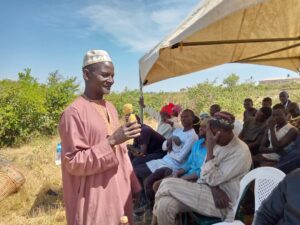 Comments from a female farmer at the occasion 